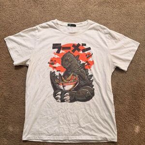 Romwe Men's White T-shirt